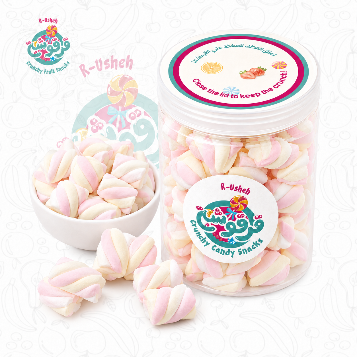 Marshmallow Crunchy Candy Snack