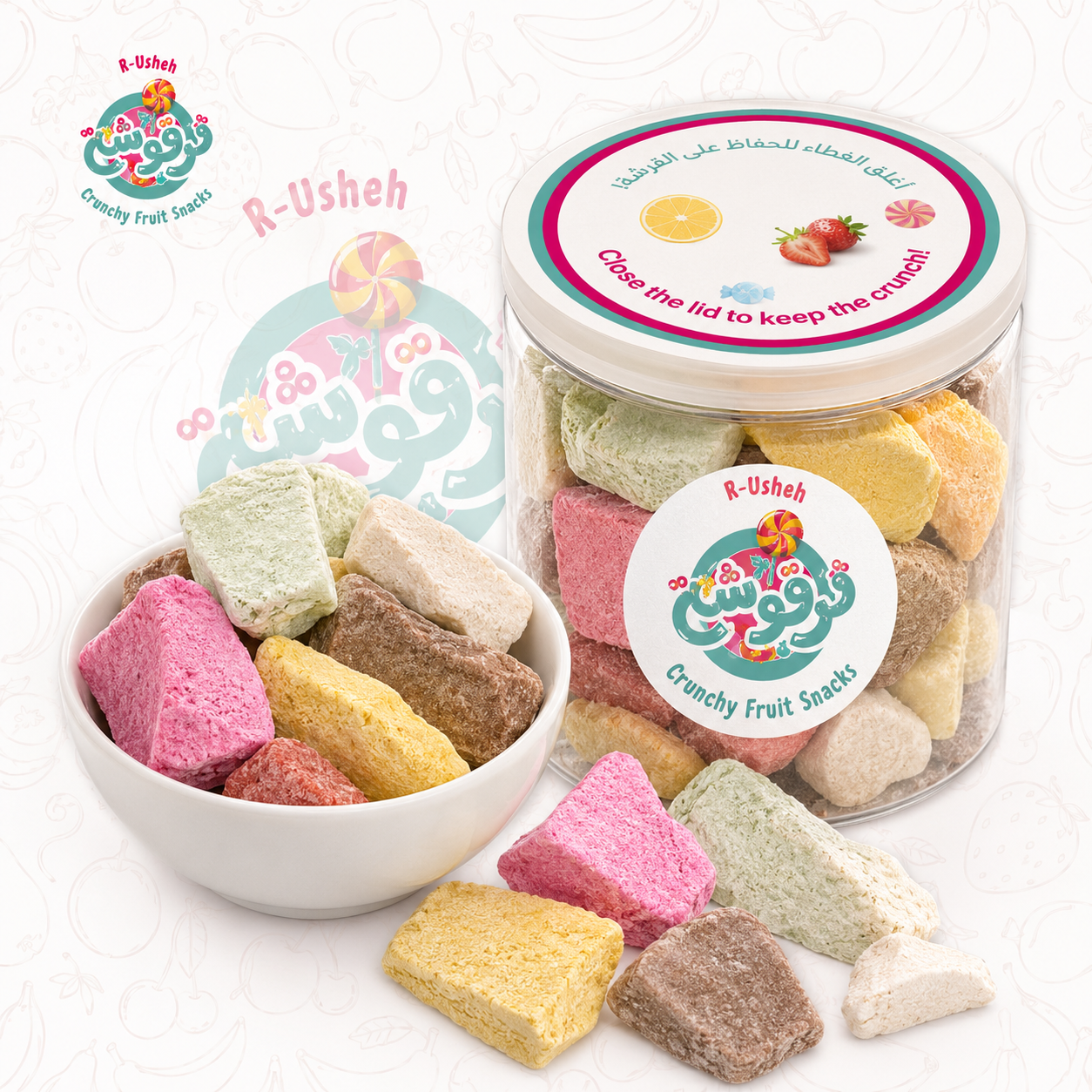 Mix Ice Cream Crunchy Snack