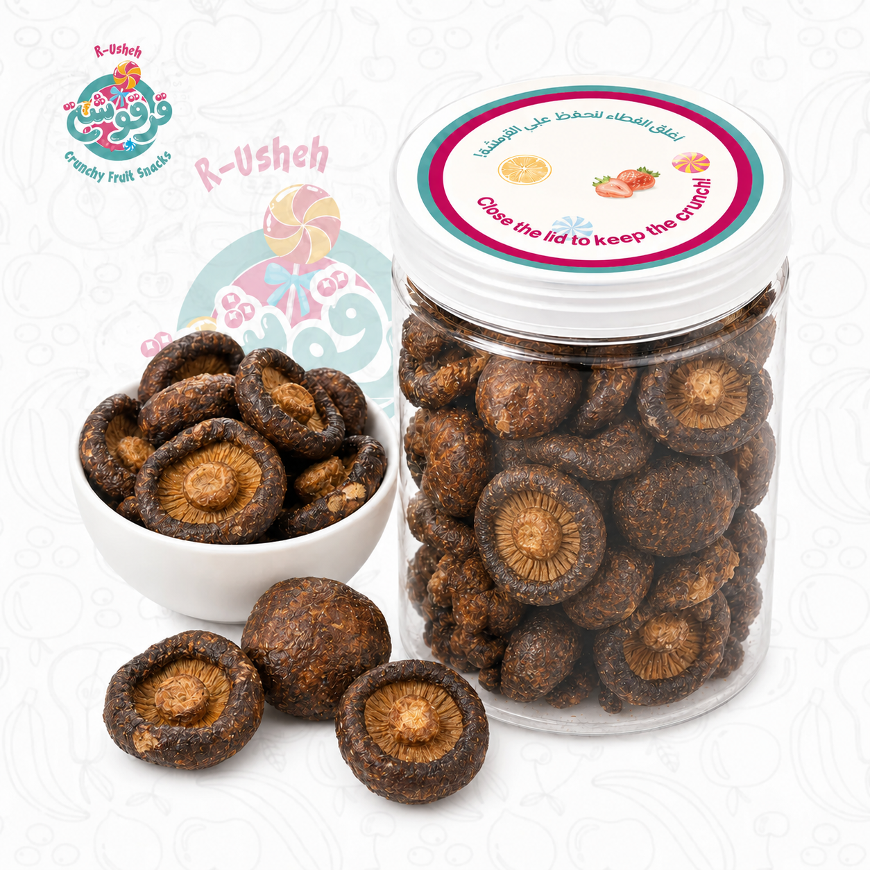Spicy Mushroom Crunchy Snack