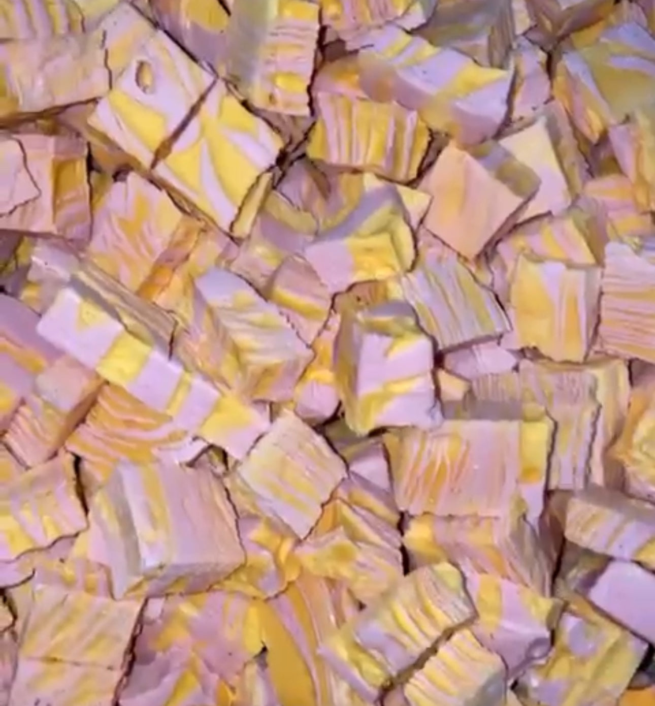 Mulberry Mango Ice Cream Crunchy Snack