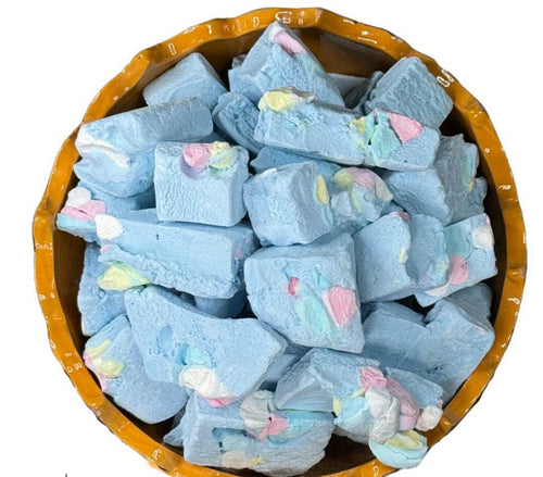 Blueberry Marshmallow Crunchy Ice Cream Snack