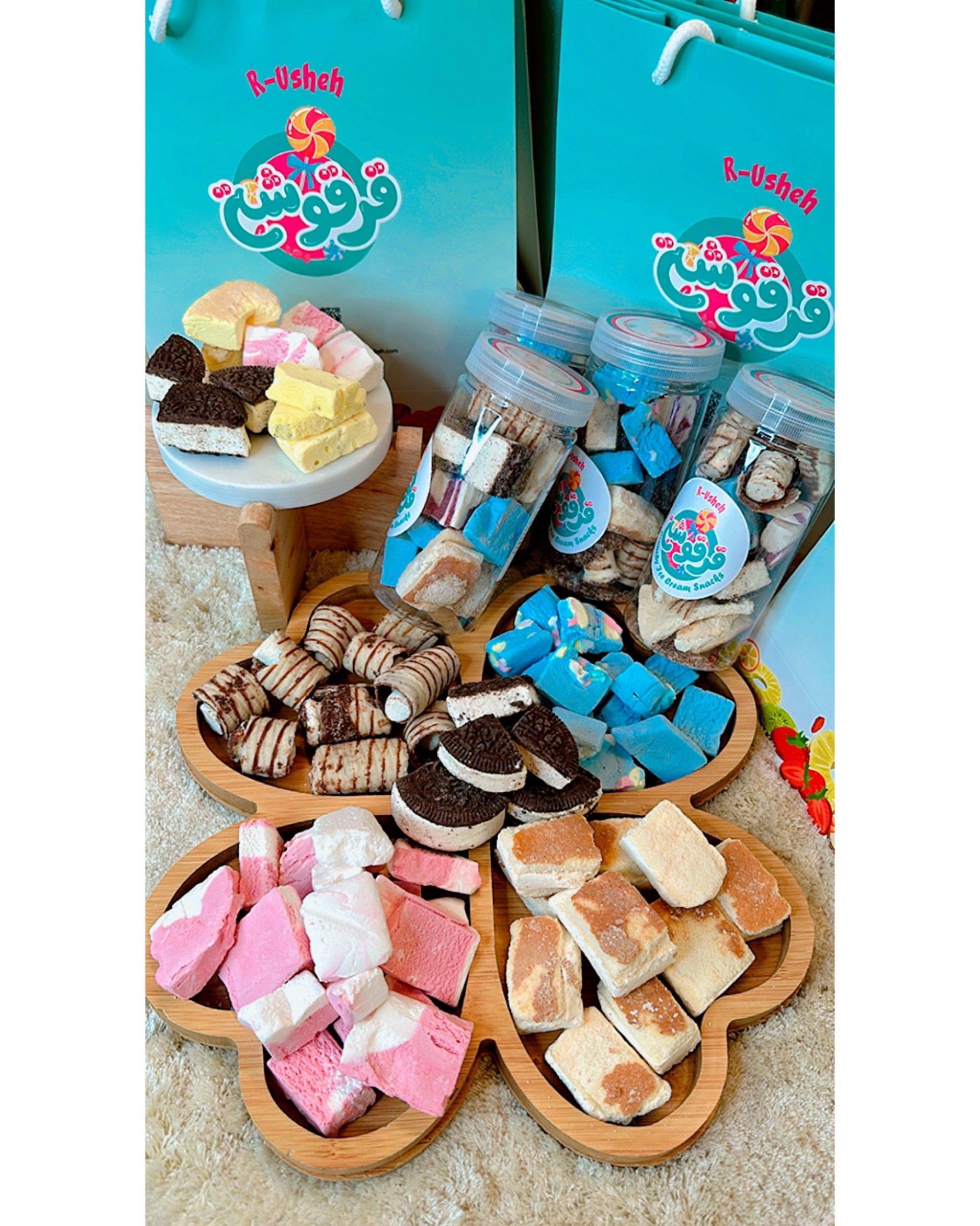 Mix Ice Cream Crunchy Snack