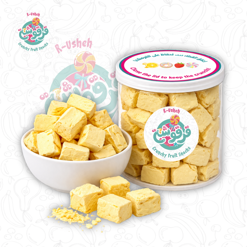 Orange Crunchy Ice Cream Snacks