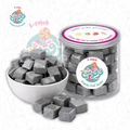 Charcoal Custard Crunchy Ice Cream Snack
